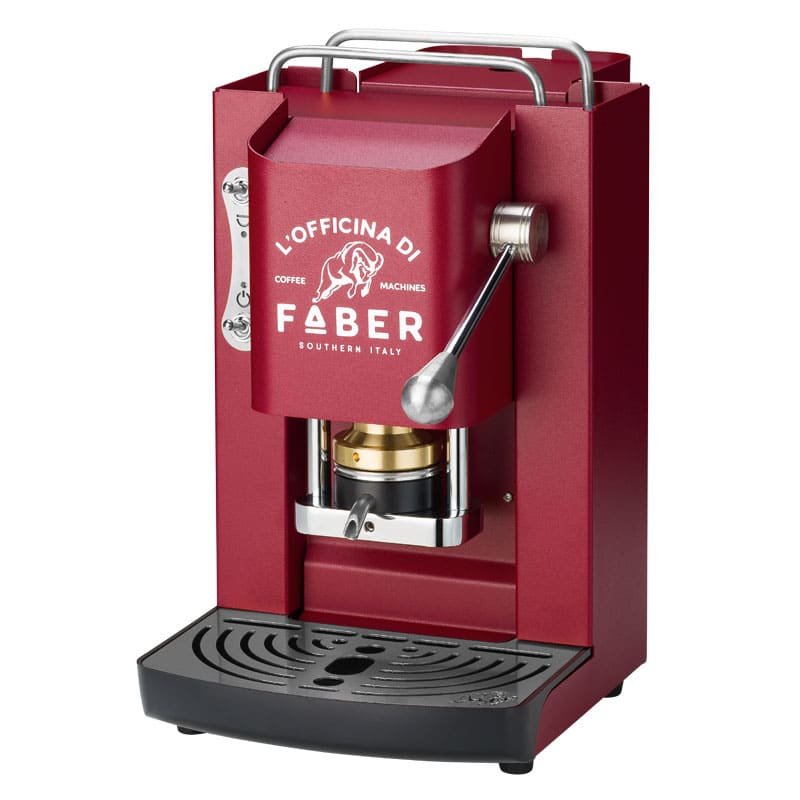 Faber Pro Deluxe Cherry Red Kaffeemaschine Faber Pro Deluxe Cherry Red Kaffeemaschine